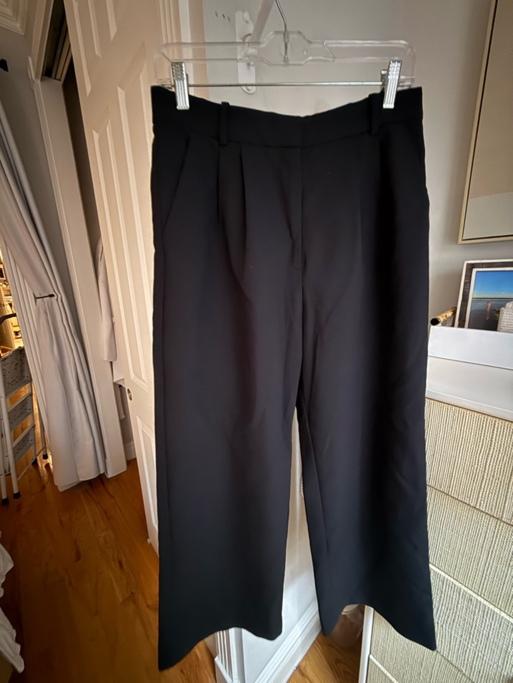 Abercrombie & Fitch Sloane Tailored Pant, Black, Sz 30 Short